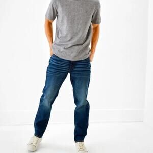American Eagle Extreme Flex Slim Straight Dark Wash Jeans Size 30x34